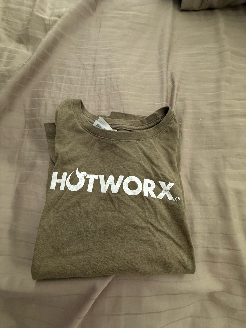 Hotworx Olive Green Logo Tank Top